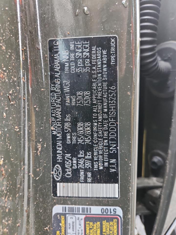 2025 Hyundai Santa Cruz Xrt VIN: 5NTJDDDF1SH132576 Lot: 87309165