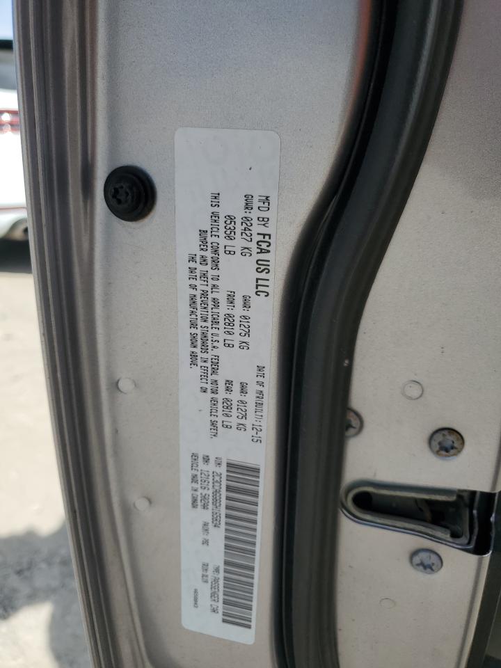 2016 Chrysler 300 S VIN: 2C3CCAGG6GH165834 Lot: 81984075