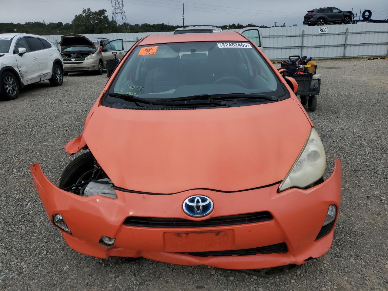 2012 Toyota Prius C VIN: JTDKDTB36C1027465 Lot: 82452405