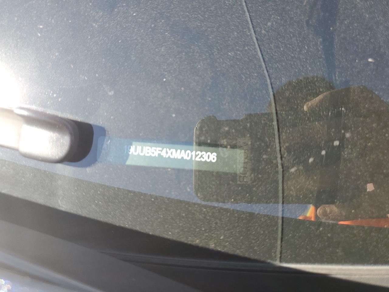 2021 Acura Tlx Technology VIN: 19UUB5F4XMA012306 Lot: 85146235