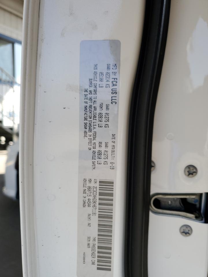 2019 Dodge Charger Gt VIN: 2C3CDXHG9KH671181 Lot: 82232235