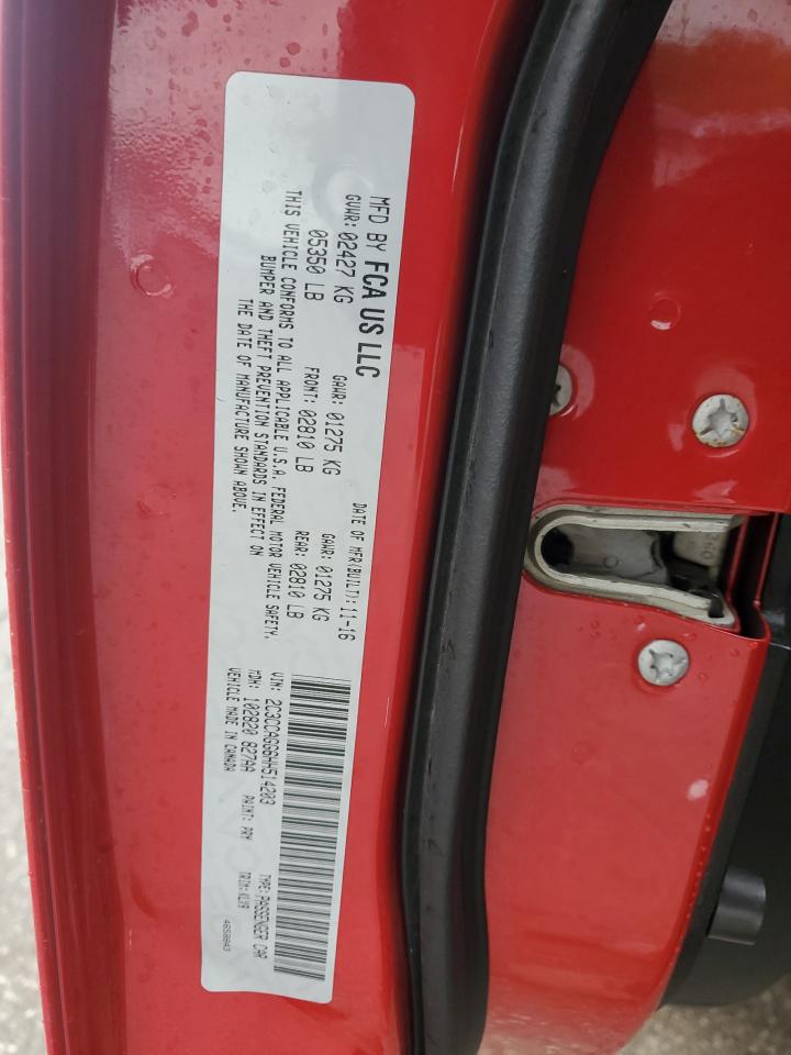 2017 Chrysler 300 S VIN: 2C3CCAGG6HH514203 Lot: 90721895