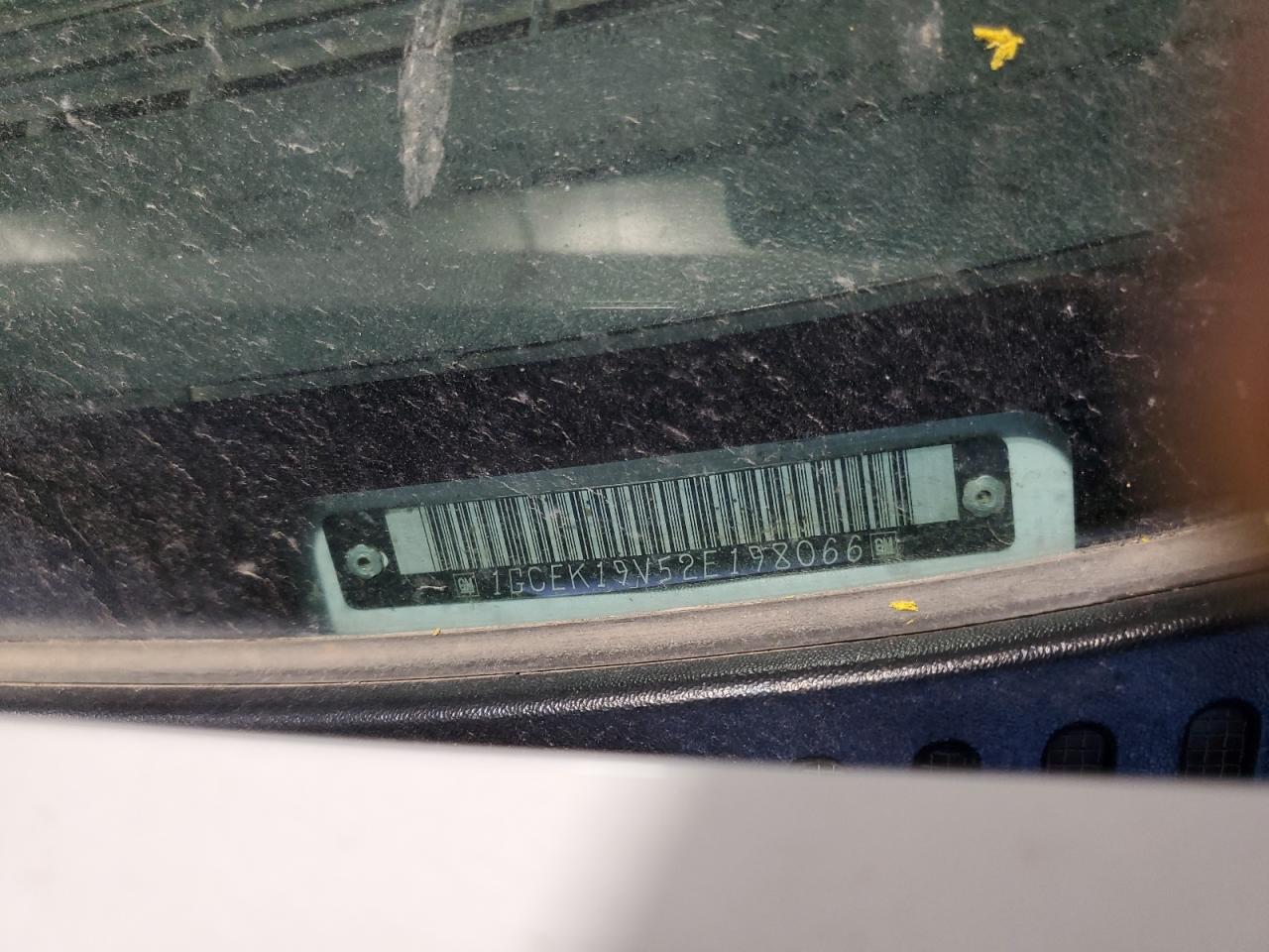 2002 Chevrolet Silverado K1500 VIN: 1GCEK19V52E198066 Lot: 89923965