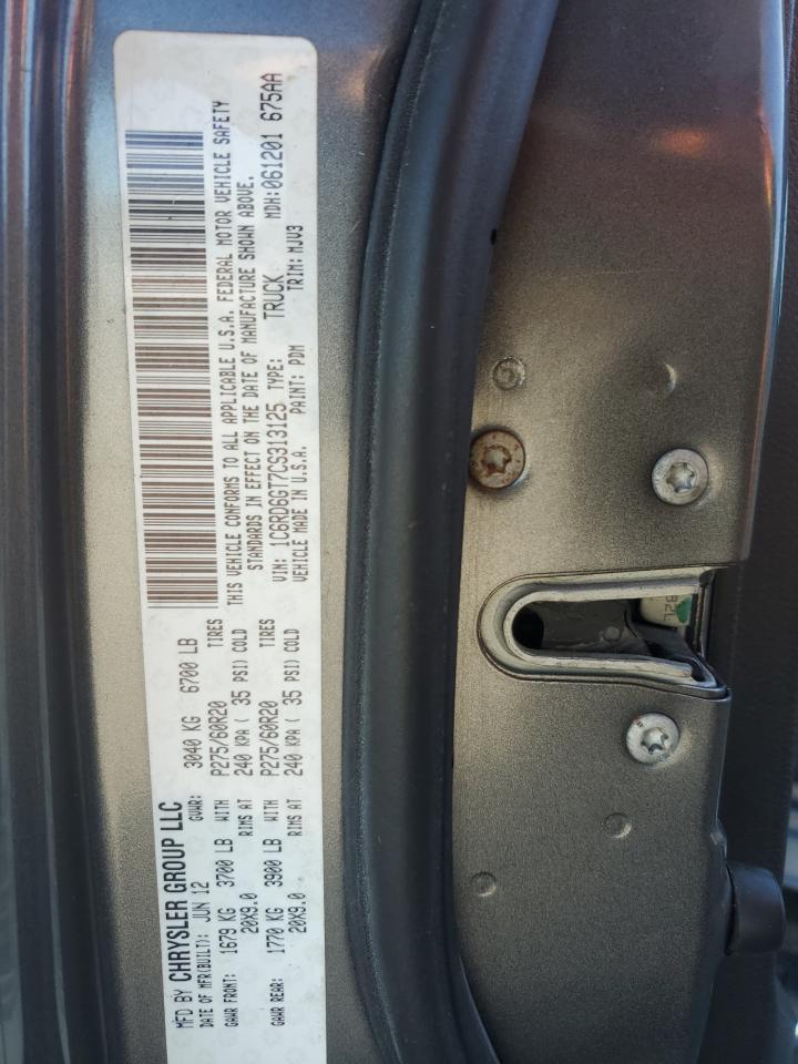 2012 Dodge Ram 1500 Slt VIN: 1C6RD6GT7CS313125 Lot: 82568565
