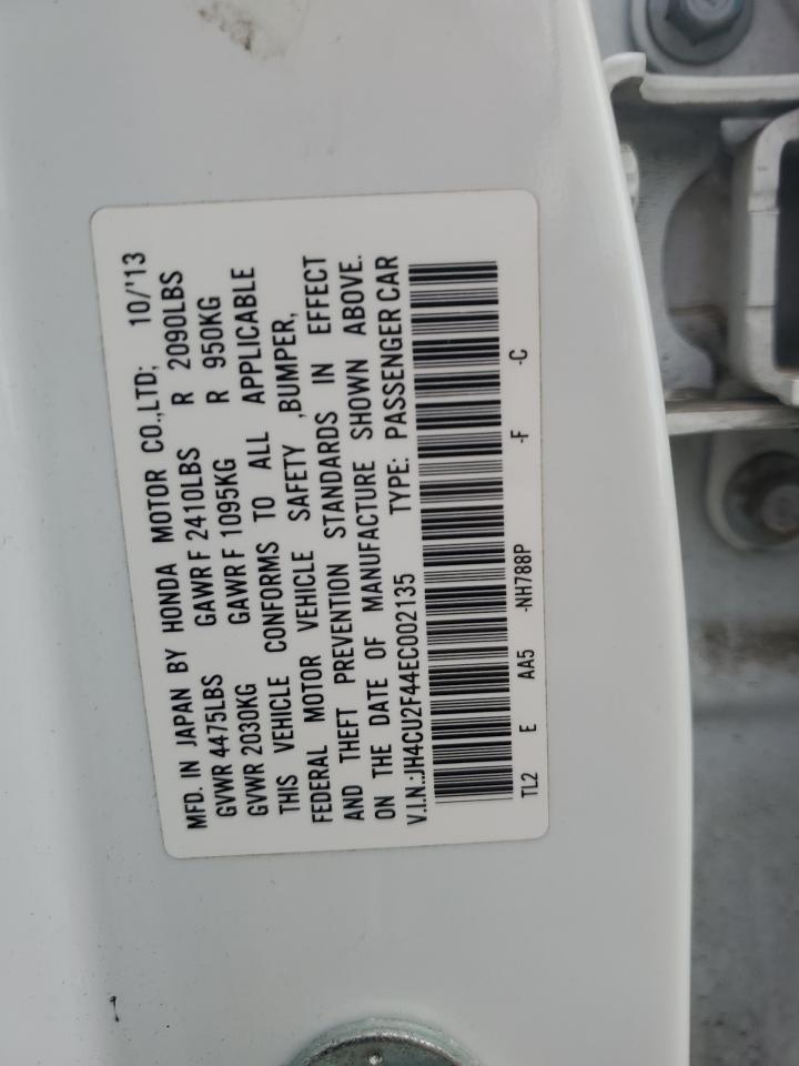 2014 Acura Tsx VIN: JH4CU2F44EC002135 Lot: 82307875