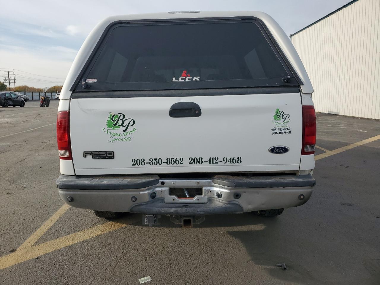 2003 Ford F250 Super Duty VIN: 1FTNW21P23EB90726 Lot: 86075095