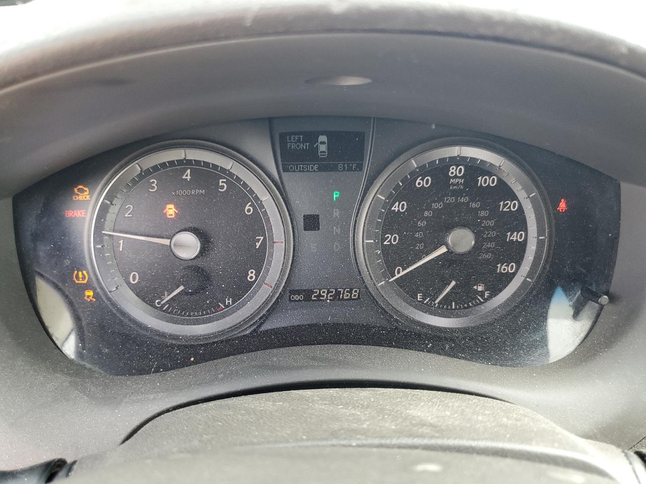 2009 Lexus Es 350 VIN: JTHBJ46G692298104 Lot: 82004775