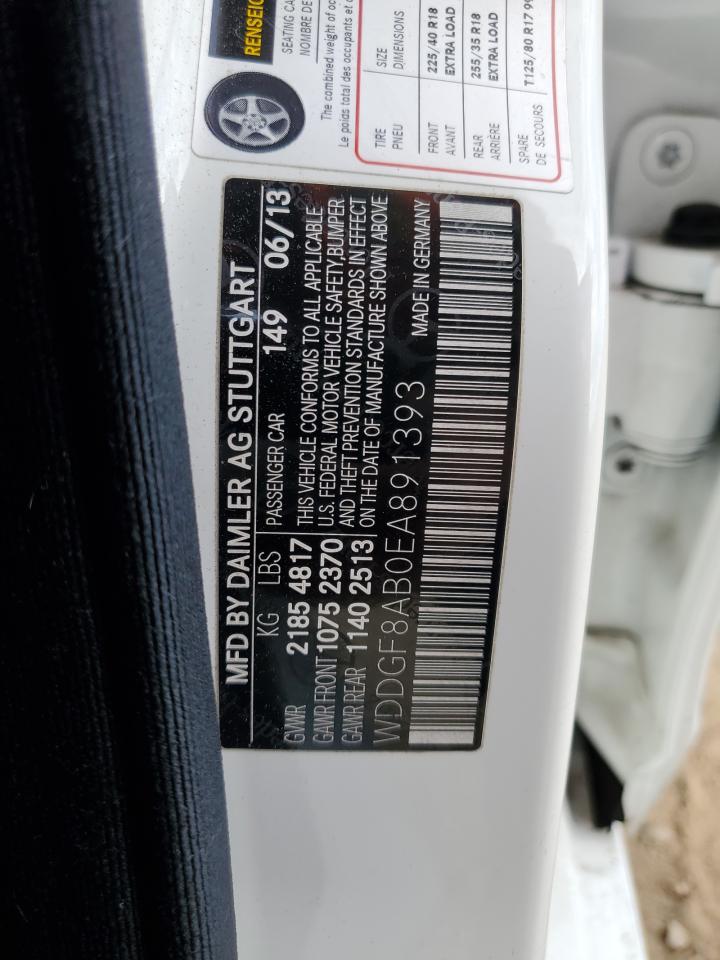 2014 Mercedes-Benz C 300 4Matic VIN: WDDGF8AB0EA891393 Lot: 85738135