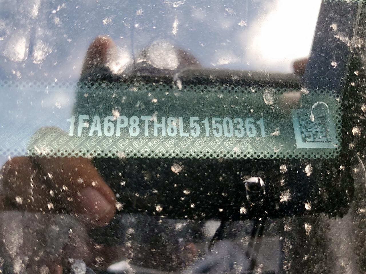 2020 Ford Mustang VIN: 1FA6P8TH8L5150361 Lot: 85847625