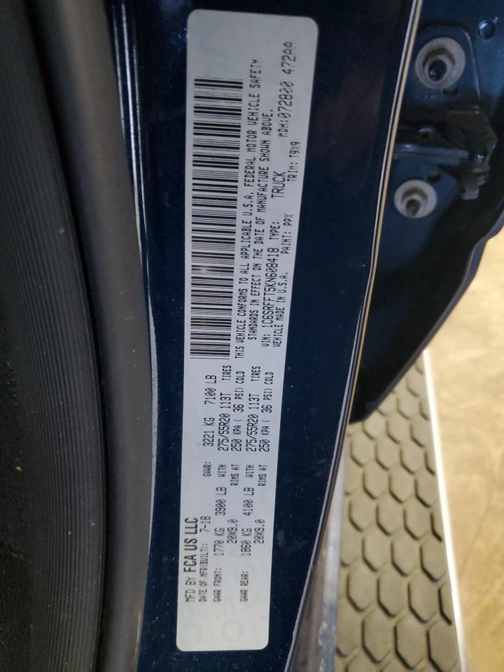 2019 Ram 1500 Big Horn/Lone Star VIN: 1C6SRFFT5KN608418 Lot: 87251815