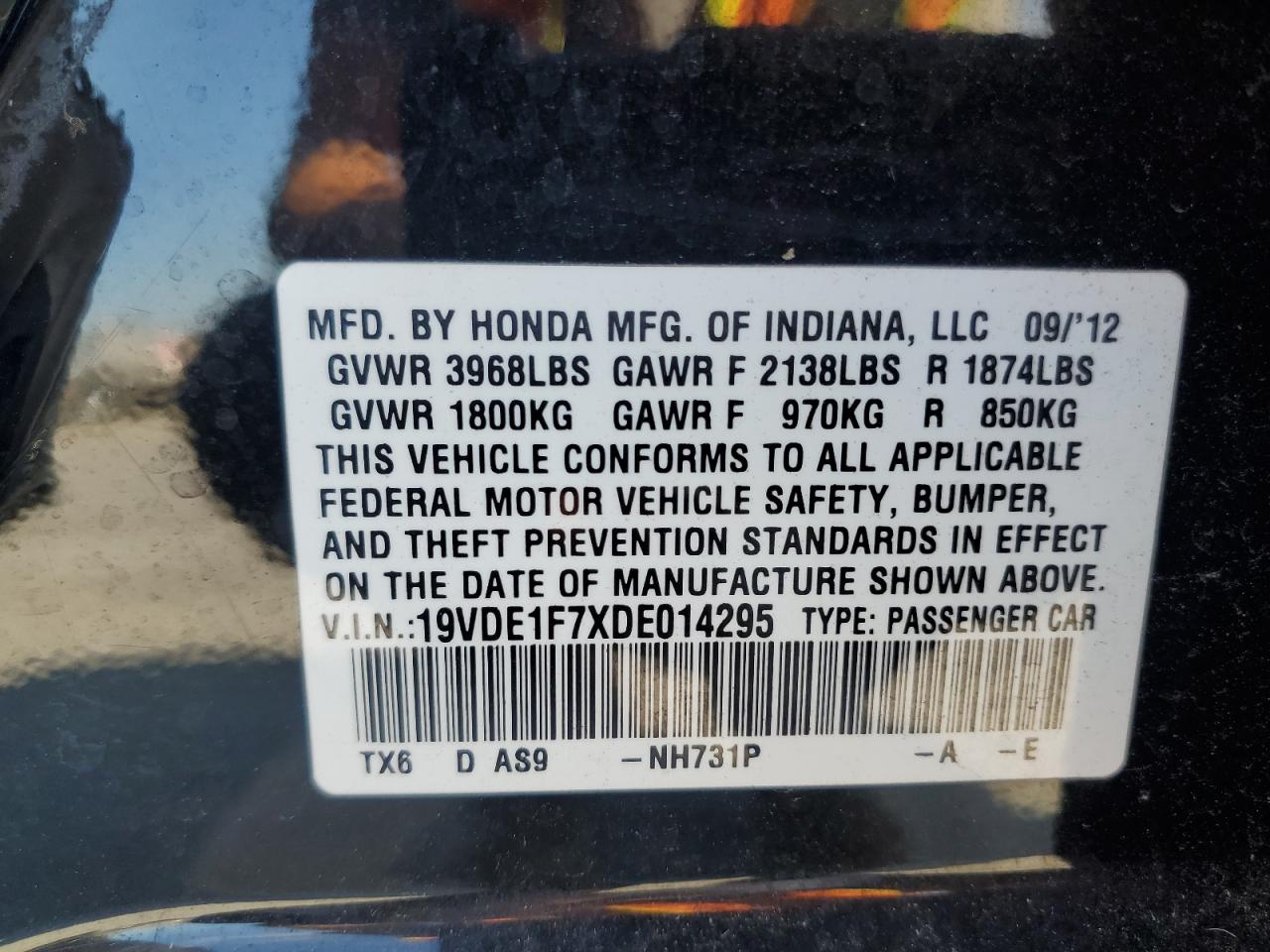 2013 Acura Ilx 20 Tech VIN: 19VDE1F7XDE014295 Lot: 85897655