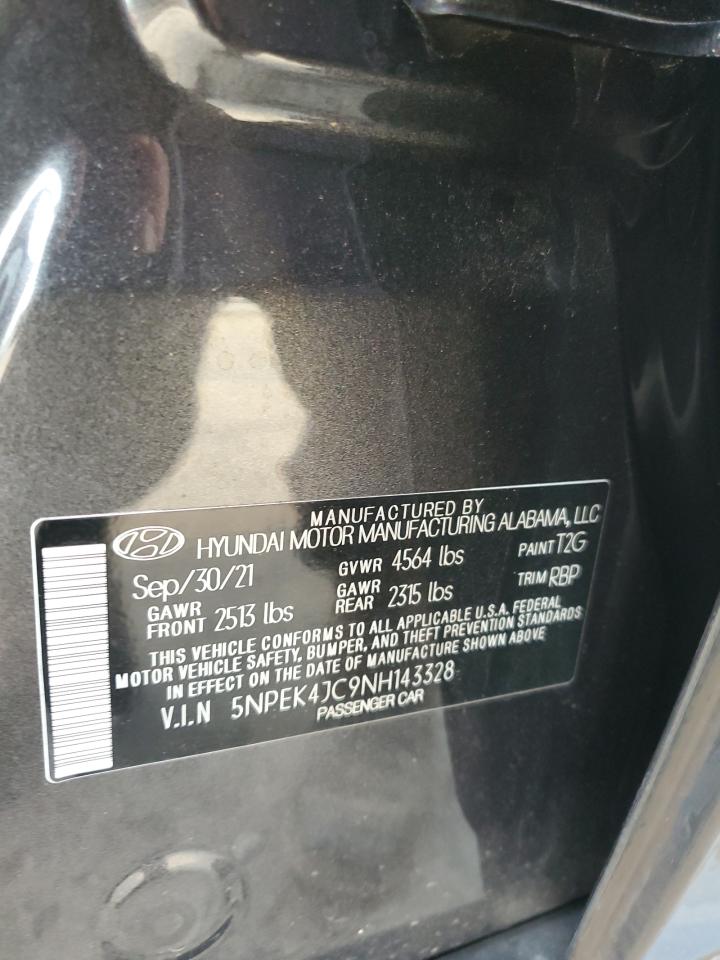 2022 Hyundai Sonata N Line VIN: 5NPEK4JC9NH143328 Lot: 82338985
