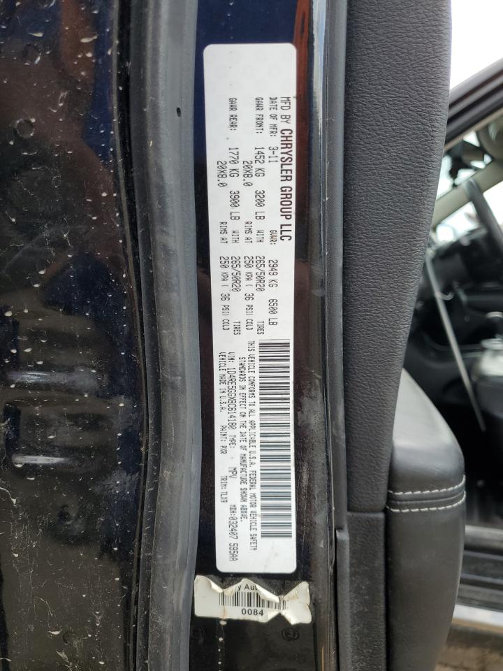 2011 Dodge Durango Citadel VIN: 1D4RE5GGXBC614180 Lot: 84655175