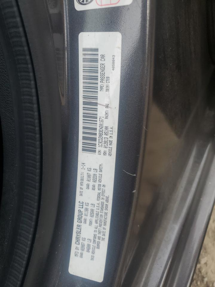 2014 Dodge Avenger Se VIN: 1C3CDZAB3EN201671 Lot: 85526315