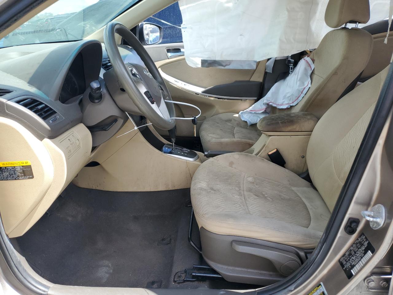 2014 Hyundai Accent Gls VIN: KMHCU4AE7EU609195 Lot: 85147525
