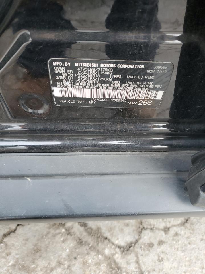 2018 Mitsubishi Outlander Se VIN: JA4AD3A35JZ026345 Lot: 82782585