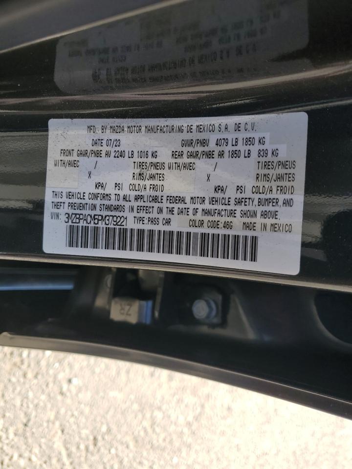 2023 Mazda 3 Preferred VIN: 3MZBPACM5PM379221 Lot: 84522995