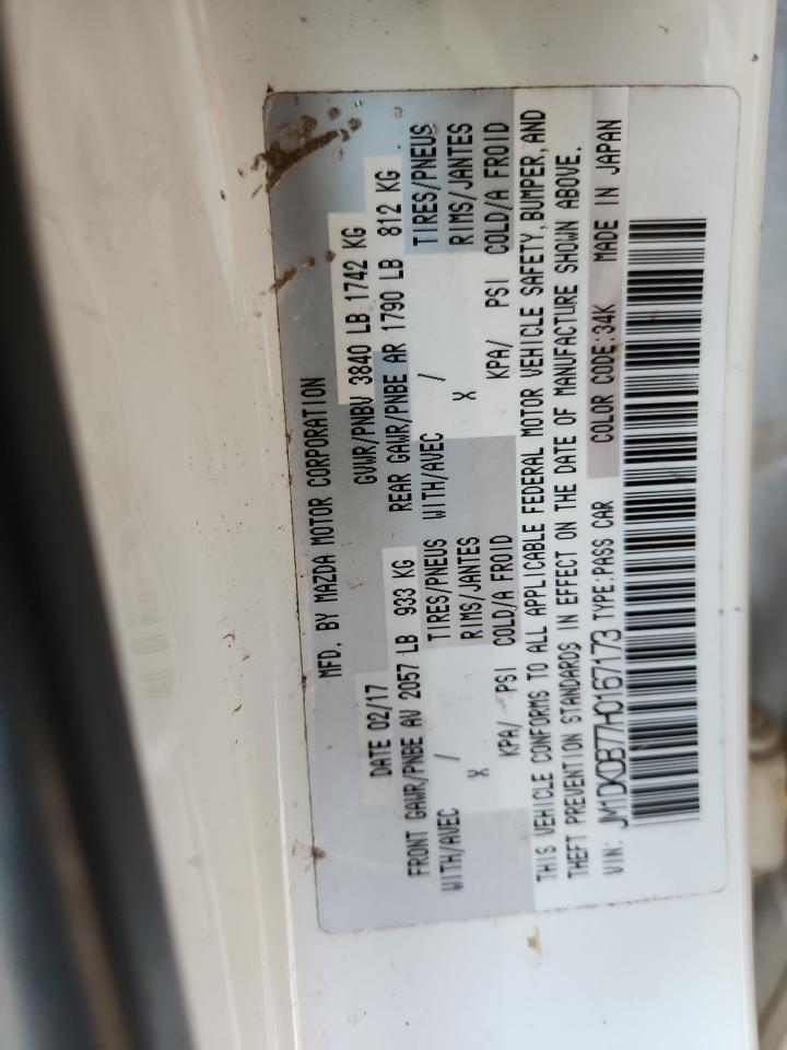 2017 Mazda Cx-3 Sport VIN: JM1DKDB77H0167173 Lot: 85342125