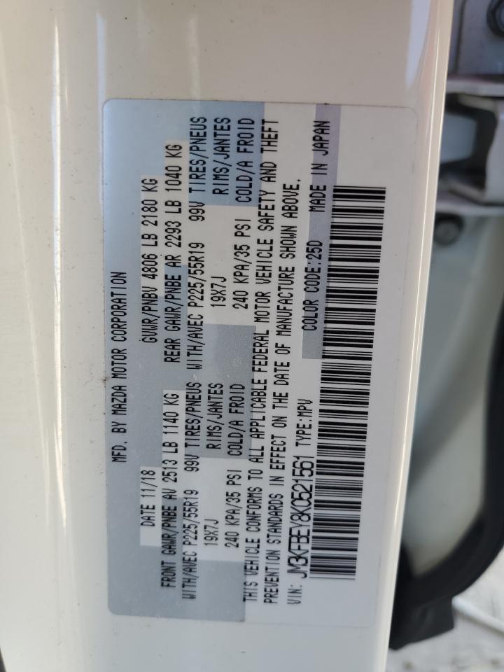 2019 Mazda Cx-5 Signature VIN: JM3KFBEY8K0521561 Lot: 85955895