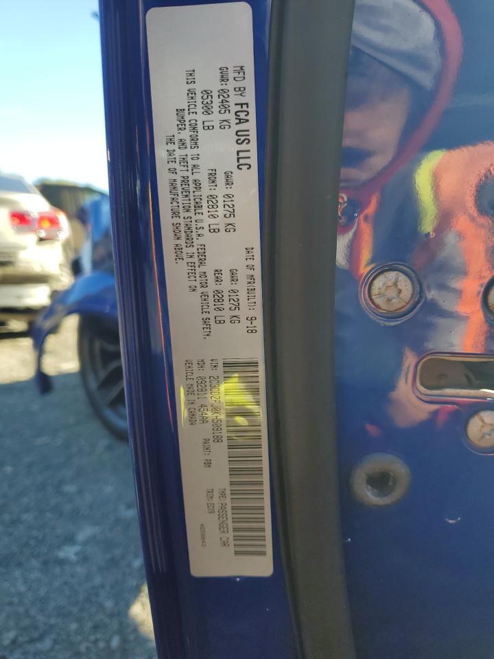 2019 Dodge Challenger R/T Scat Pack VIN: 2C3CDZFJ0KH509188 Lot: 87372255