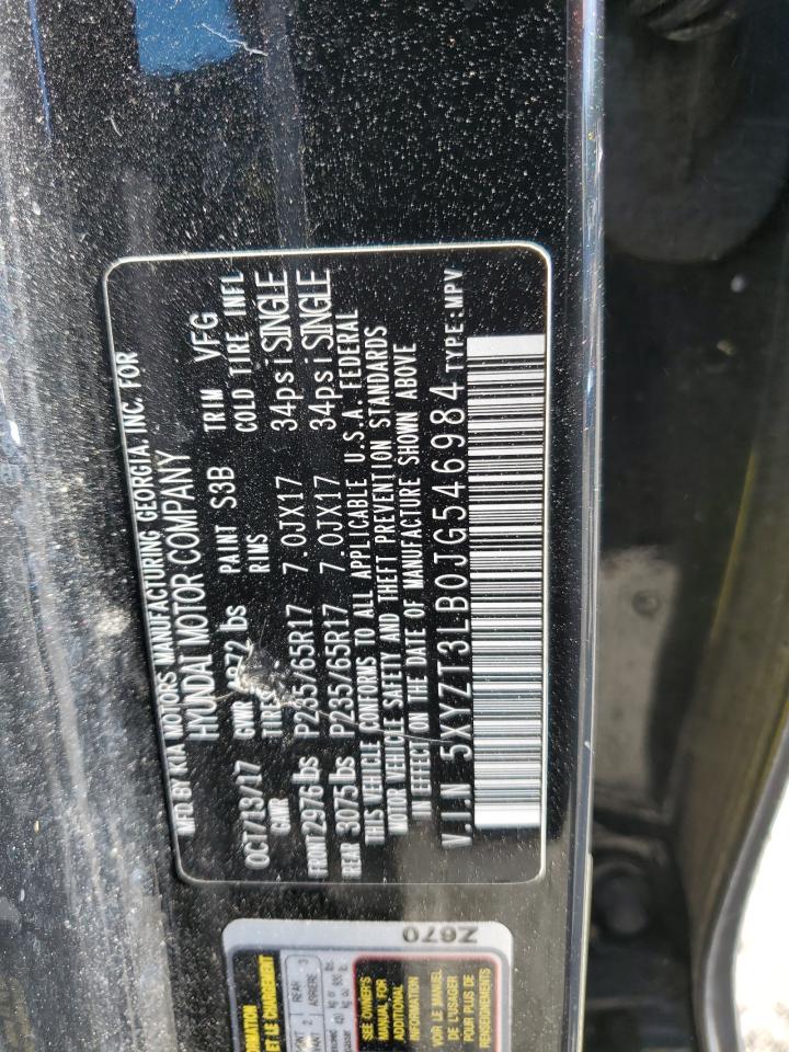 2018 Hyundai Santa Fe Sport VIN: 5XYZT3LB0JG546984 Lot: 85736645