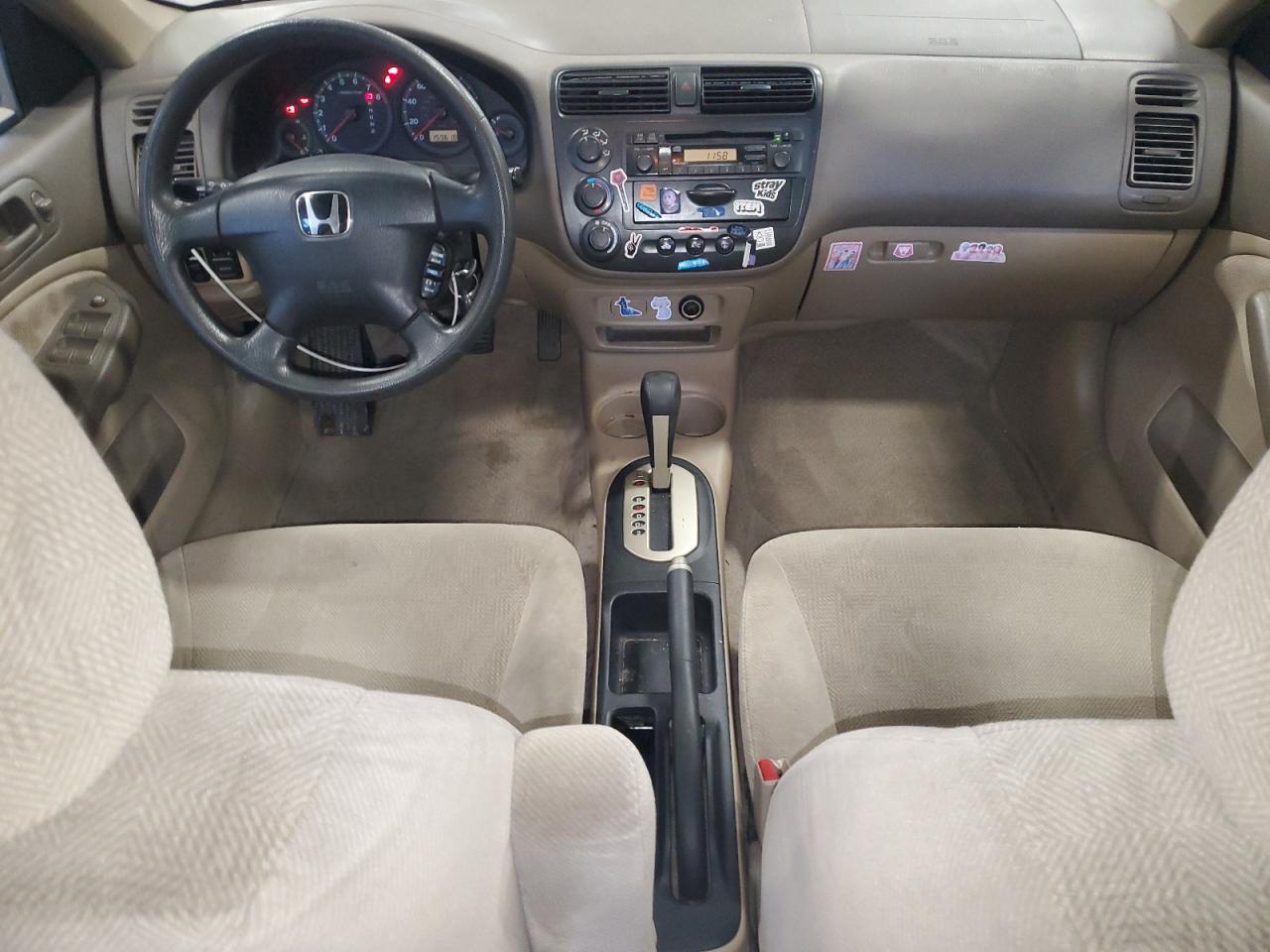 2001 Honda Civic Ex VIN: 1HGES26711L051296 Lot: 82396035