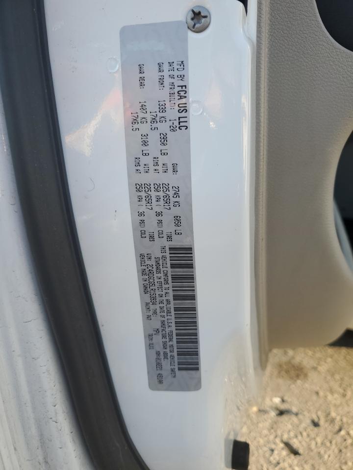 2020 Dodge Grand Caravan Sxt VIN: 2C4RDGCG5LR153934 Lot: 86650725
