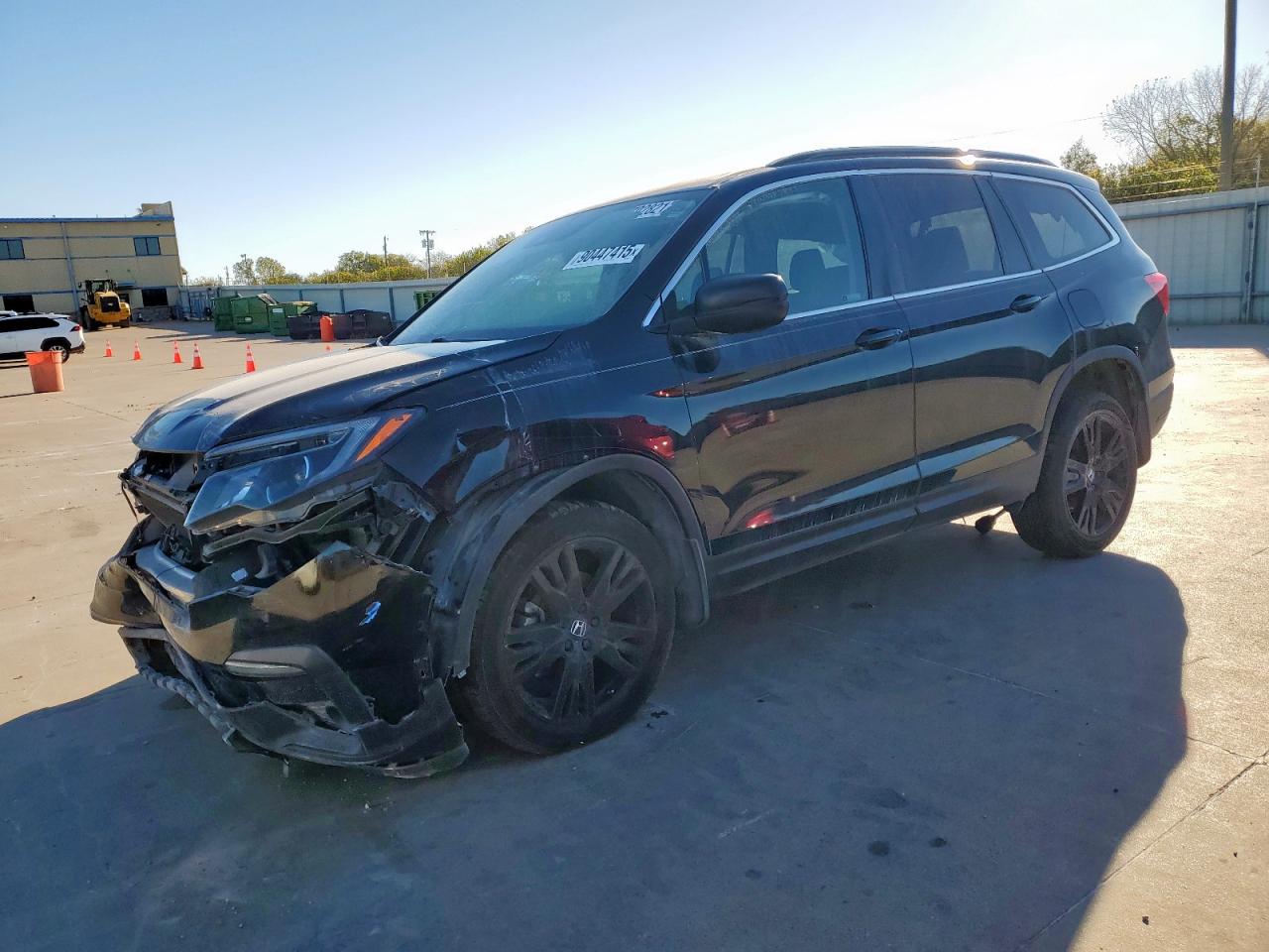 2021 Honda Pilot Se black  gas 5FNYF6H24MB068125 photo #1