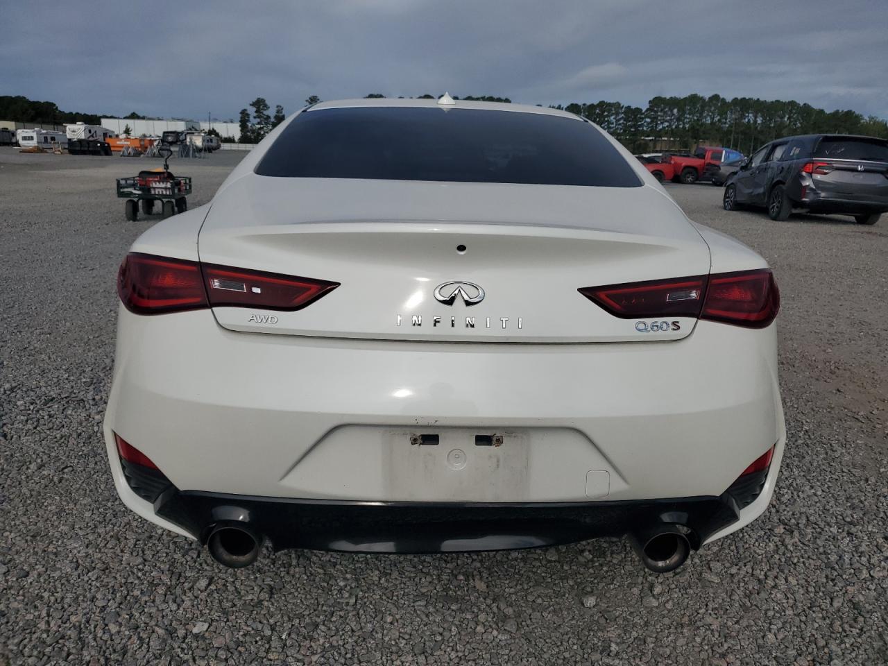 2017 Infiniti Q60 Red Sport 400 VIN: JN1FV7EL6HM700829 Lot: 82261765