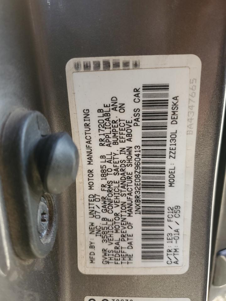 2008 Toyota Corolla Ce VIN: 1NXBR32E08Z960413 Lot: 82413425