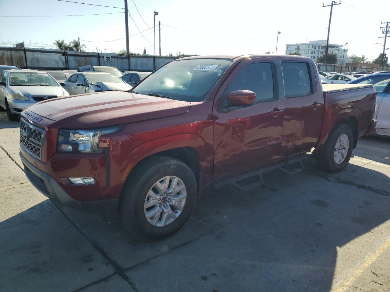 2024 Nissan Frontier S red null gas 1N6ED1EJ1RN647456 photo #1