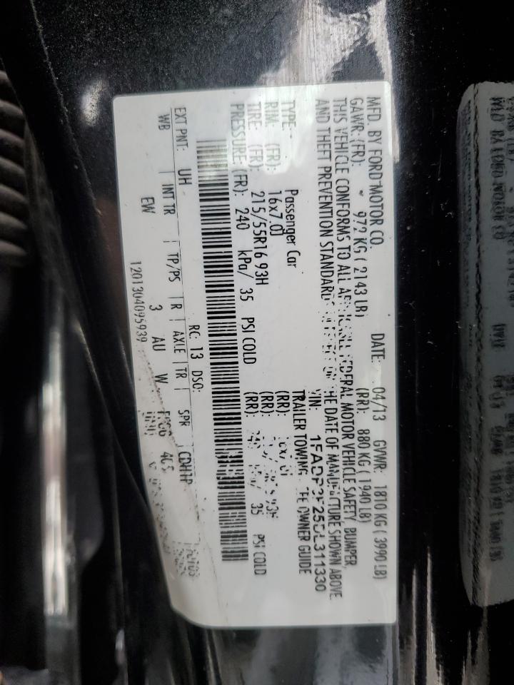 2013 Ford Focus Se VIN: 1FADP3F25DL311330 Lot: 82688795