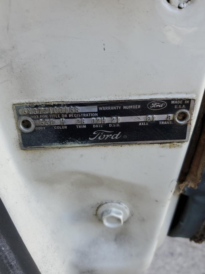 1966 Ford T-Bird Spt VIN: 6Y87Z100168 Lot: 86245965