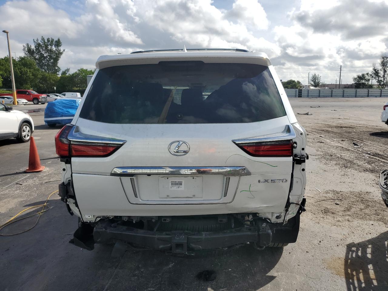 2020 Lexus Lx 570 VIN: JTJDY7AX7L4313734 Lot: 85889655