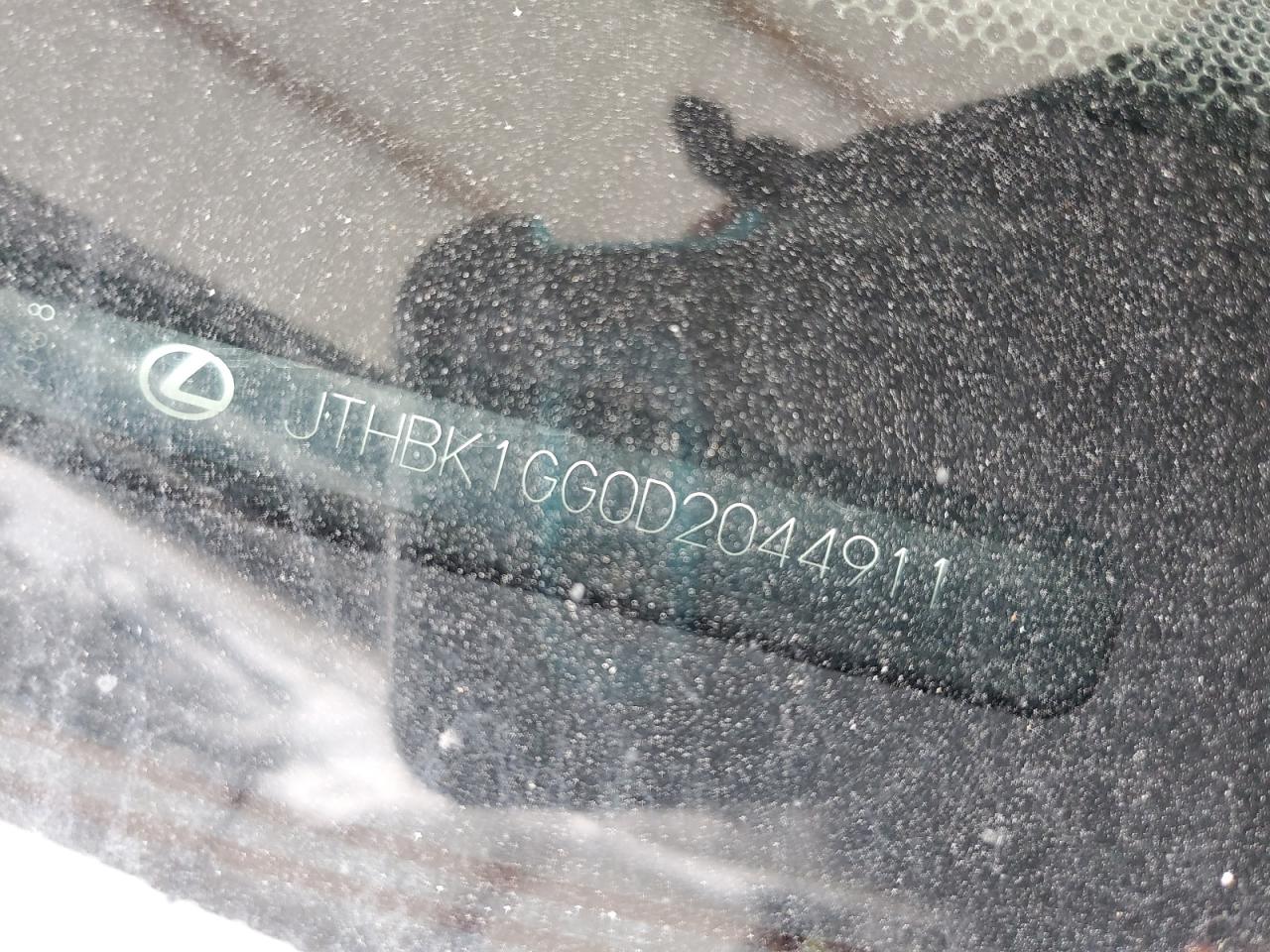 2013 Lexus Es 350 VIN: JTHBK1GG0D2044911 Lot: 85144305