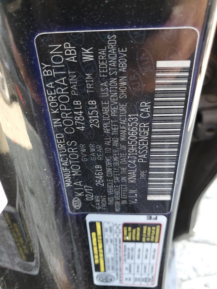 2017 Kia Cadenza Premium VIN: KNALC4J19H5066531 Lot: 82776775