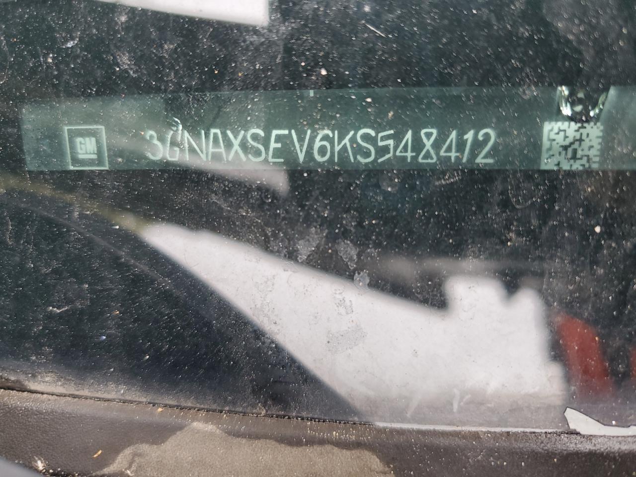 2019 Chevrolet Equinox Ls VIN: 3GNAXSEV6KS548412 Lot: 86774035