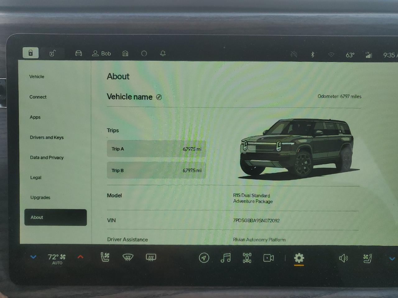 2025 Rivian R1S Adventure VIN: 7PDSGBBA9SN072092 Lot: 80820465