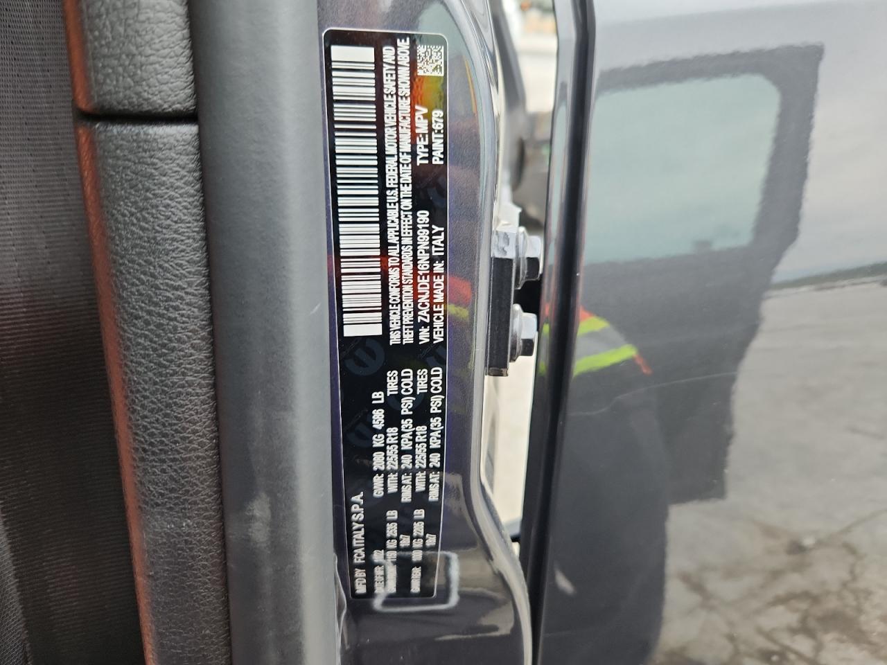 2022 Jeep Renegade Altitude VIN: ZACNJDE16NPN99190 Lot: 85008105