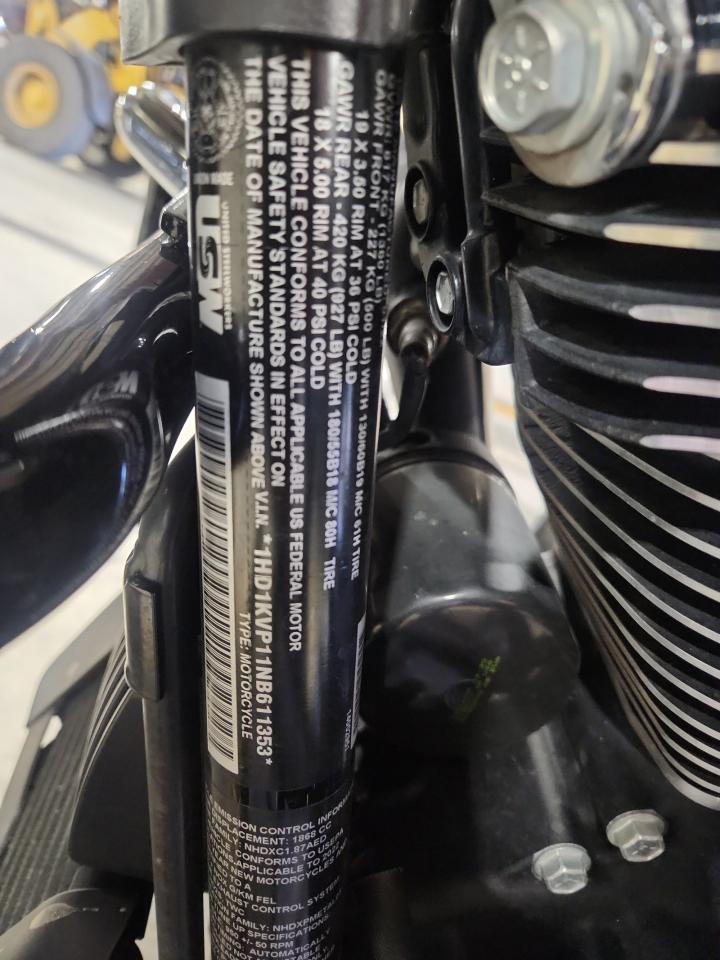 2022 Harley-Davidson Flhrxs VIN: 1HD1KVP11NB611353 Lot: 90823725