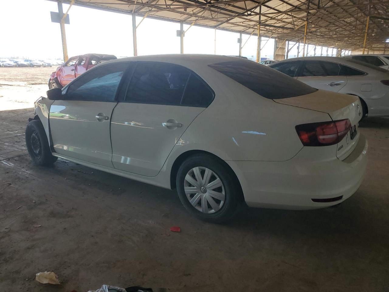 2016 Volkswagen Jetta S white sedan gas 3VW267AJXGM313620 photo #3