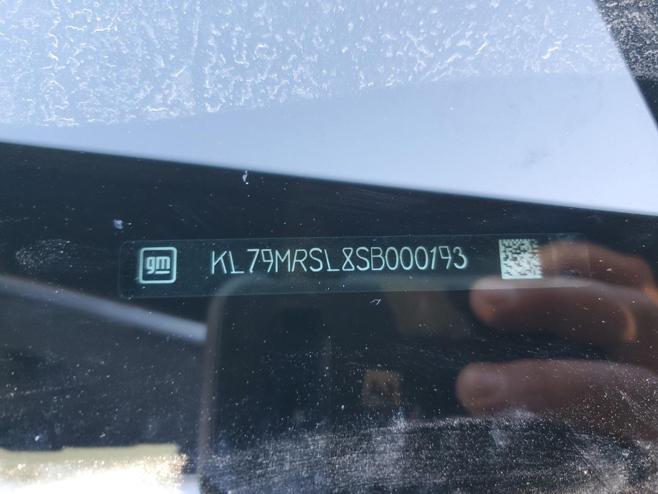 2025 Chevrolet Trailblazer Lt VIN: KL79MRSL8SB000193 Lot: 85197595