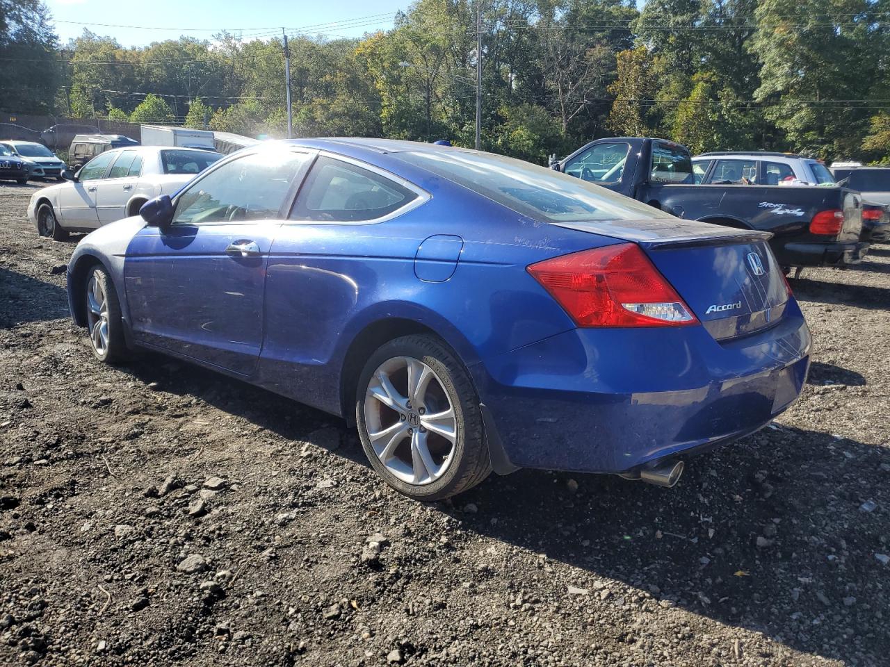 1HGCS2B86BA002856 HONDA ACCORD 2011 BLUE Photo 2