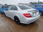 2012 MERCEDES-BENZ C180 SPORT BLUEEFFICIENCY C180 BLUEEFFICIENCY SPORT 4DR AUT for sale at Copart NEWBURY