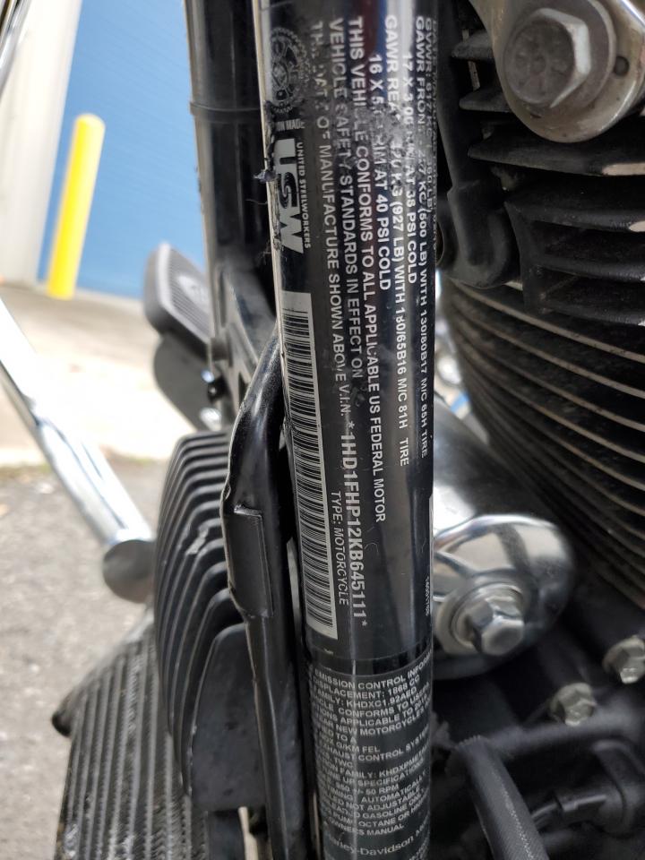 2019 Harley-Davidson Flhp VIN: 1HD1FHP12KB645111 Lot: 89482495