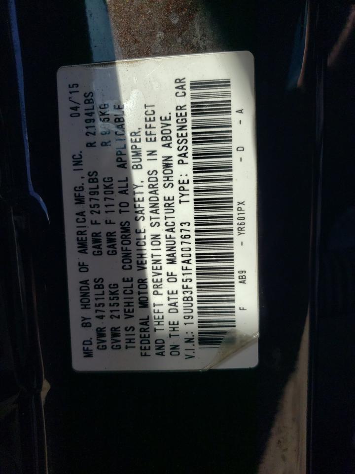 2015 Acura Tlx Tech VIN: 19UUB3F51FA007673 Lot: 84784275