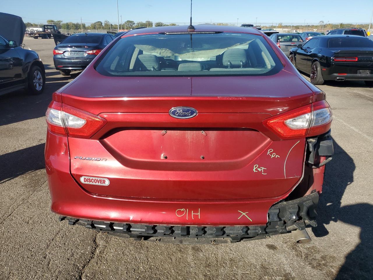 2014 Ford Fusion S VIN: 1FA6P0G76E5380454 Lot: 82585825
