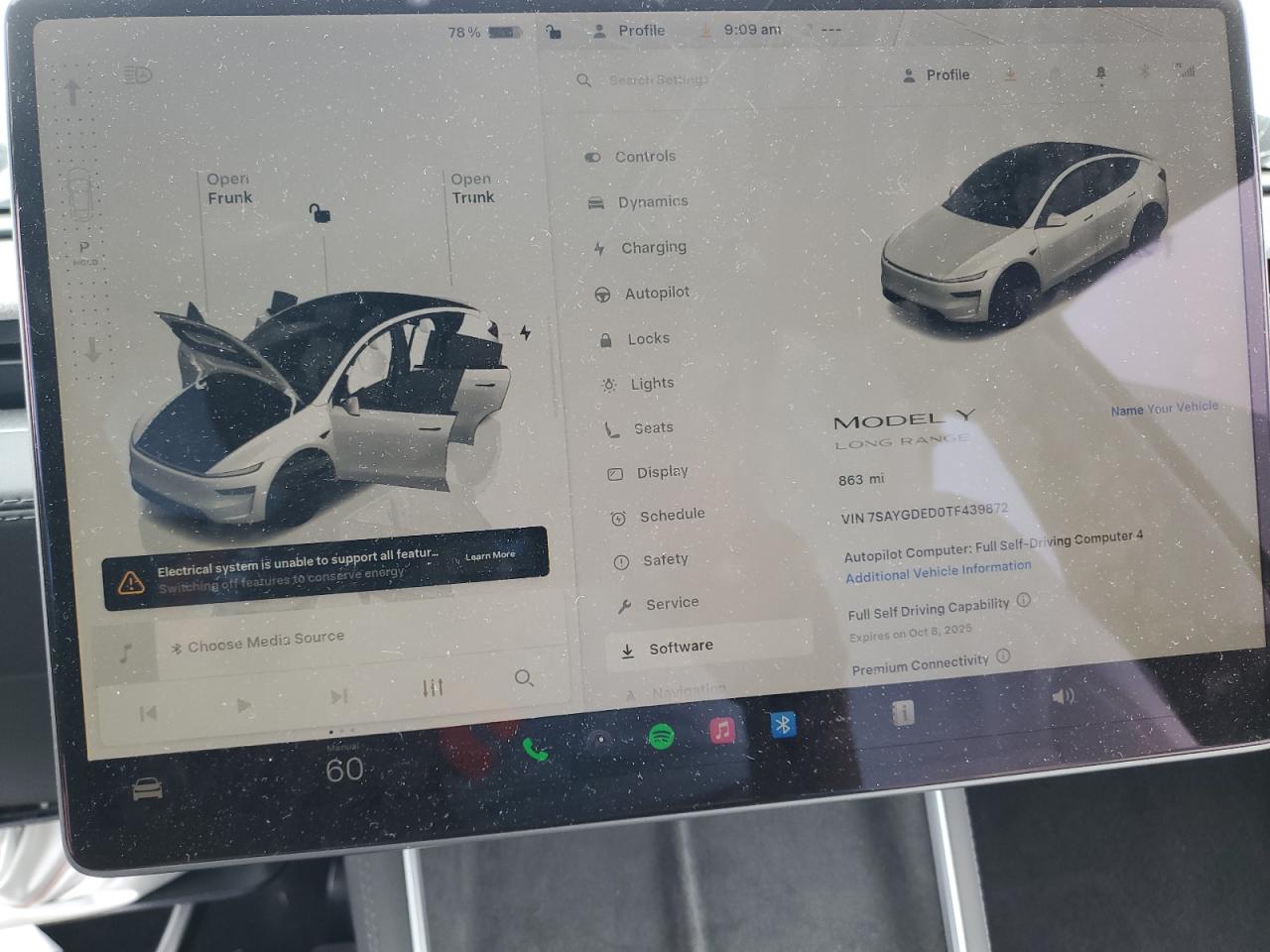 2026 Tesla Model Y VIN: 7SAYGDED0TF439872 Lot: 85552985