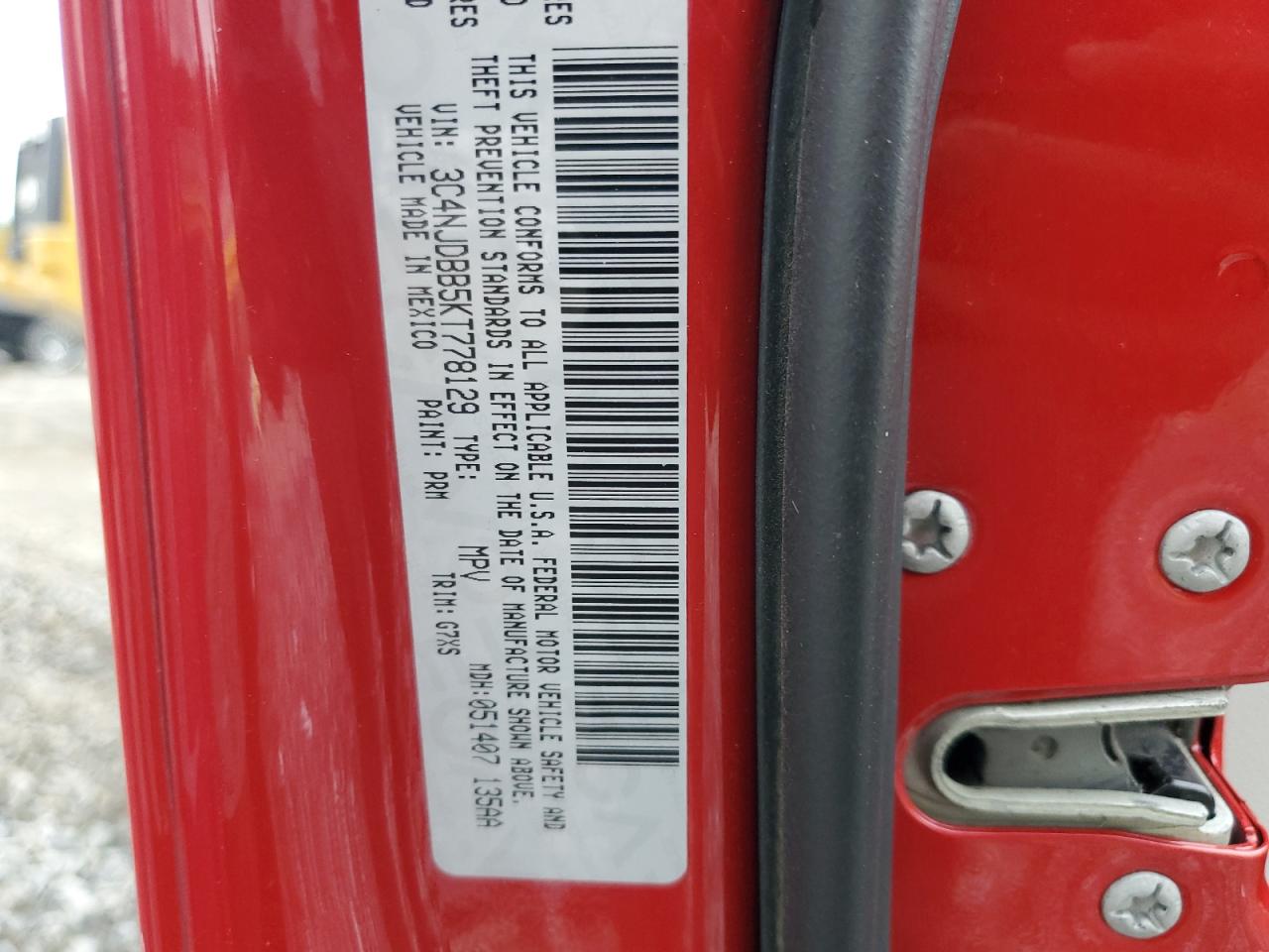 2019 Jeep Compass Latitude VIN: 3C4NJDBB5KT778129 Lot: 90091965