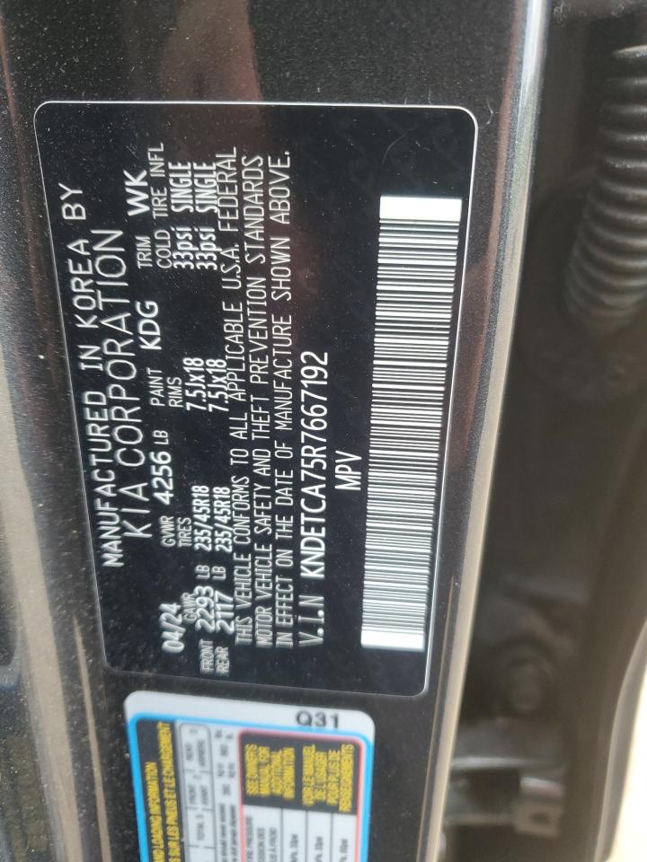 2024 Kia Seltos Sx VIN: KNDETCA75R7667192 Lot: 82477785